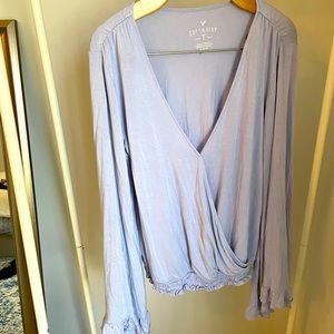 A&E Soft & Sexy bell sleeve top